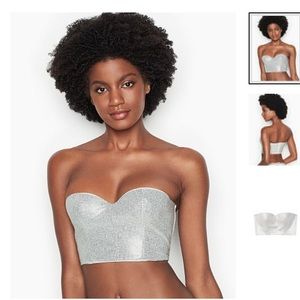 NWOT 36D /L SWAROVSKI JEWELED BUSTIER